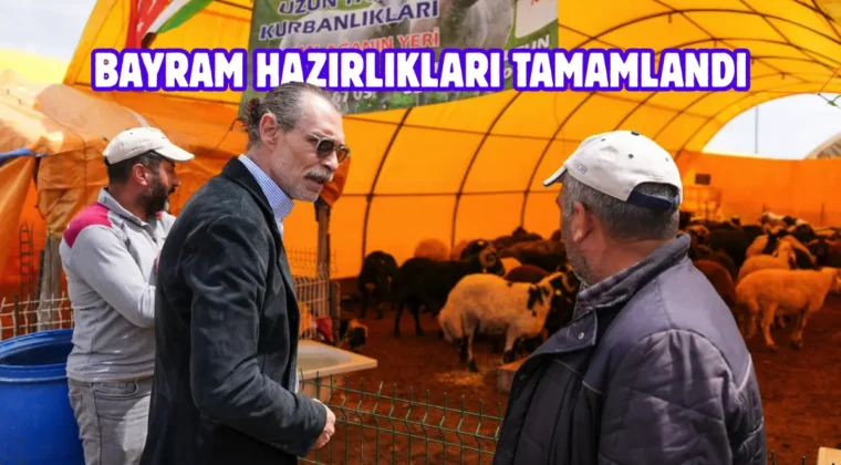 Başkan Beşikcioğlu kurban kesim alanlarını inceledi