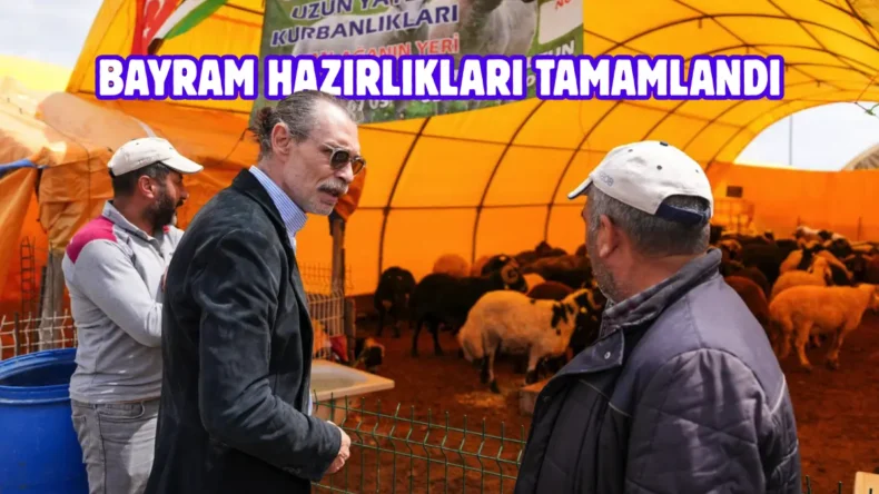 Başkan Beşikcioğlu kurban kesim alanlarını inceledi