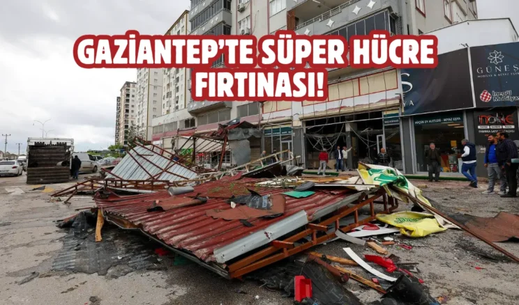Gaziantep’te sağanak ve dolu etkili oldu