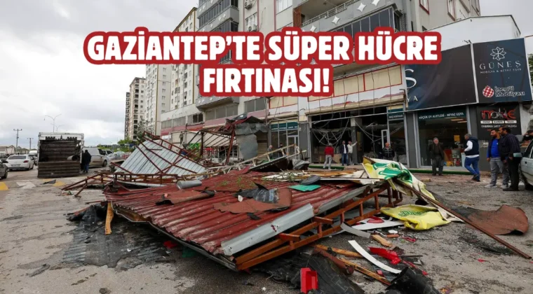 Gaziantep’te sağanak ve dolu etkili oldu