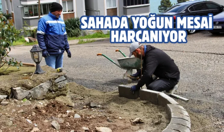 Giresun’da üstyapı çalışmaları hız kazandı