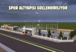 Haliliye’de modern spor tesisi yükseliyor