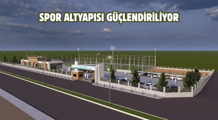 Haliliye’de modern spor tesisi yükseliyor