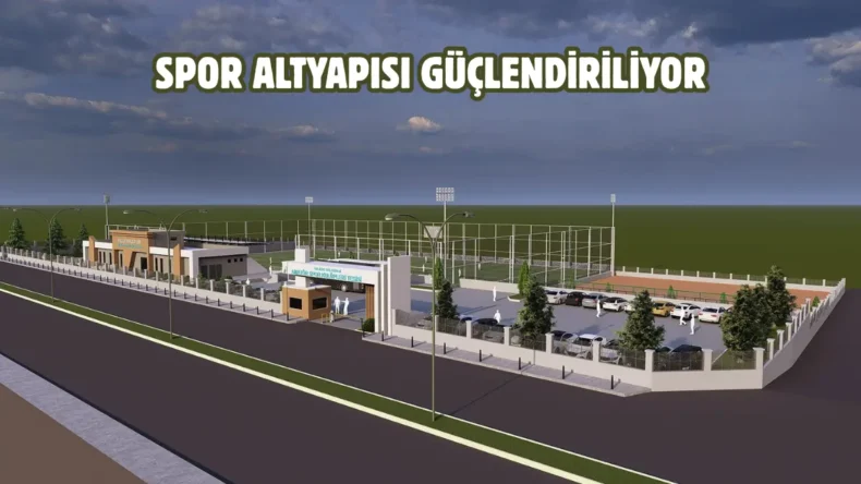 Haliliye’de modern spor tesisi yükseliyor