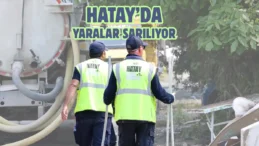 Hatay’da sağanak sonrası temizlik çalışmaları sürüyor