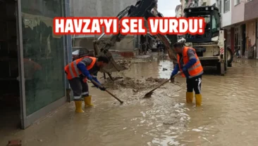 Canik Belediyesi’nden Havza’ya yardım eli