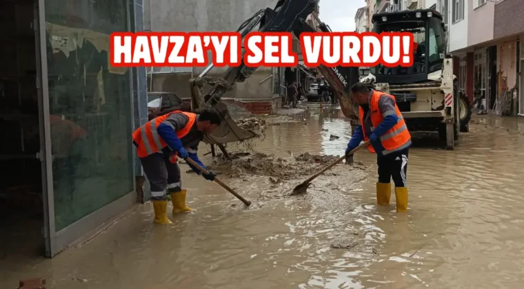 Canik Belediyesi’nden Havza’ya yardım eli