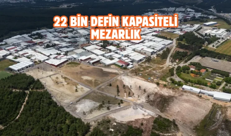 İzmir’de yeni mezarlık alanı hizmete açıldı