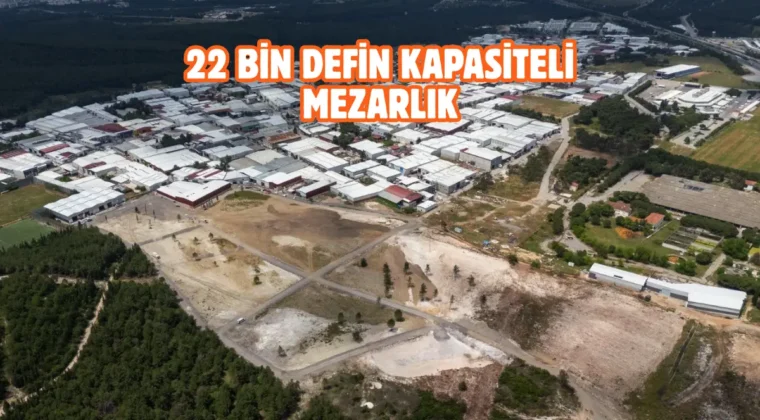 İzmir’de yeni mezarlık alanı hizmete açıldı