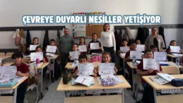 Karabük’te minik öğrencilerden anlamlı hareket
