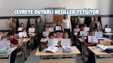 Karabük’te minik öğrencilerden anlamlı hareket