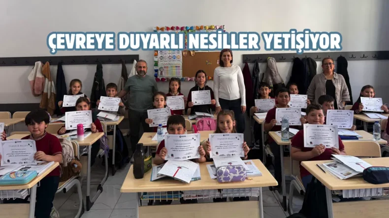 Karabük’te minik öğrencilerden anlamlı hareket