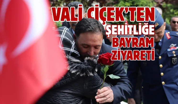 Kayseri Valisi Gökmen Çiçek, şehit aileleriyle bayramlaştı