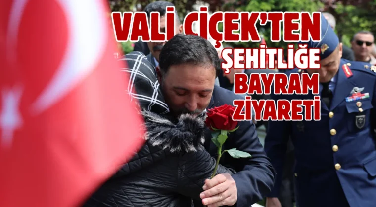 Kayseri Valisi Gökmen Çiçek, şehit aileleriyle bayramlaştı
