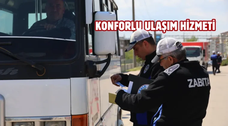 Kırıkkale’de toplu taşıma araçlarına sıkı denetim