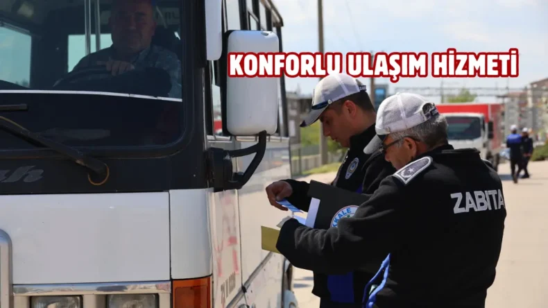 Kırıkkale’de toplu taşıma araçlarına sıkı denetim