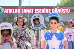 Manisa’nın miniklerinden sıfır atık defilesi