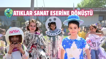Manisa’nın miniklerinden sıfır atık defilesi