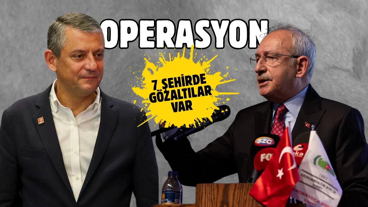 Cumhuriyet Halk Partisi’nin (CHP) şaibeli kurultay soruşturması kapsamında 13 şüphelinin