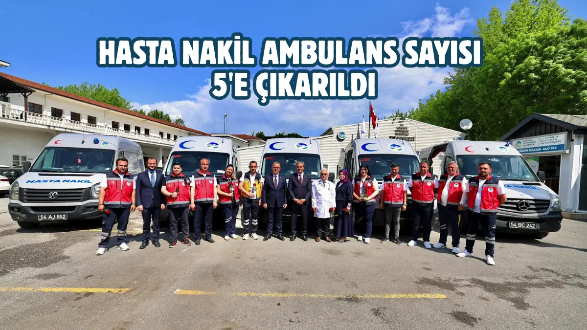Sakarya Büyükşehir Belediyesi, sağlık sisteminin yükünü hafifletmek amacıyla envanterine tam