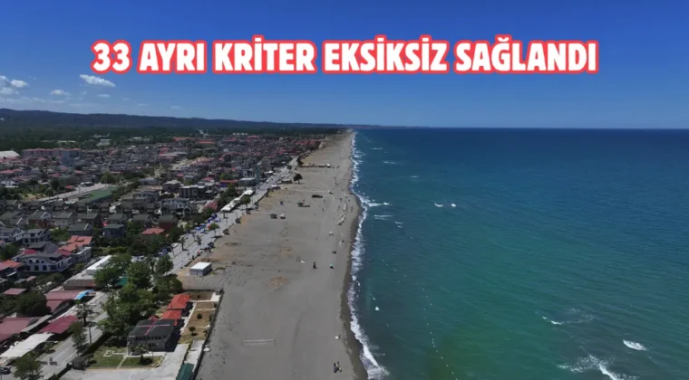 Sakarya’da 3 sahile mavi bayrak ödülü verildi