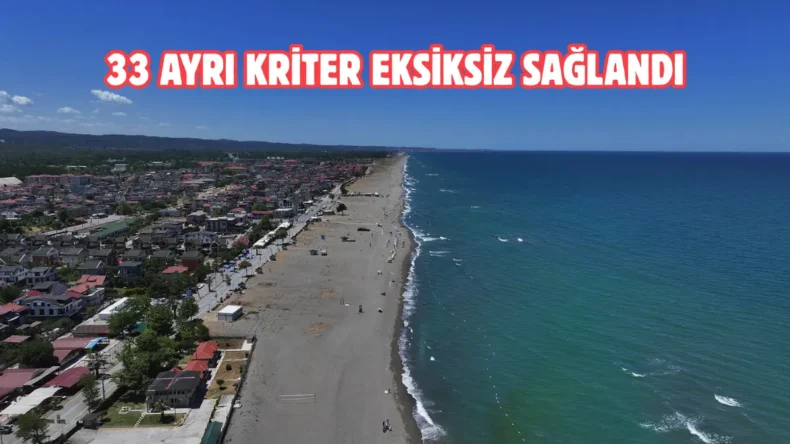 Sakarya’da 3 sahile mavi bayrak ödülü verildi