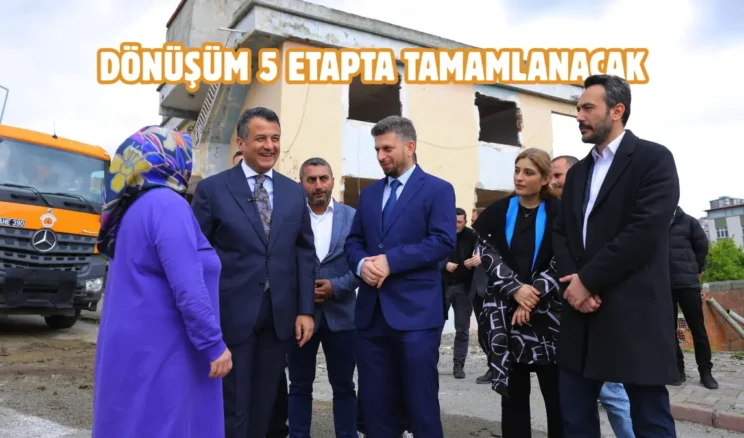 Samsun’da kentsel dönüşüm başladı: Anadolu Mahallesi