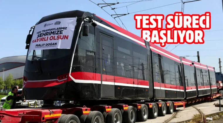 Samsun ulaşımında dev hamle: 12 tramvay daha…
