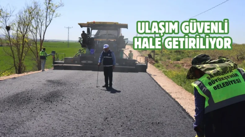 Şanlıurfa kırsalında asfalt seferberliği sürüyor