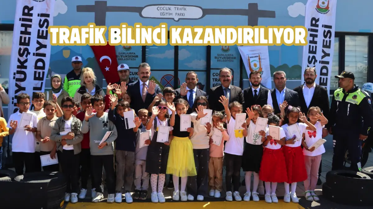 Şanlıurfa Büyükşehir Belediyesi, çocukların erken yaşta trafik kurallarıyla tanışmaları adına