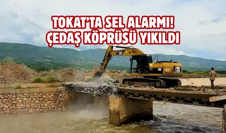 Tokat’ta taşkın riski devam ediyor