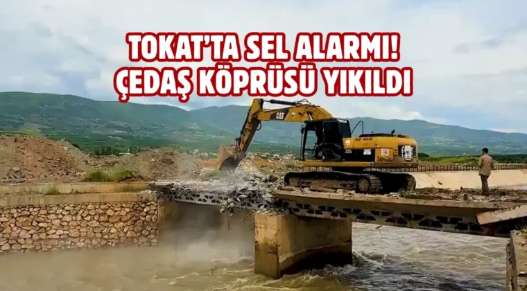 Tokat’ta taşkın riski devam ediyor
