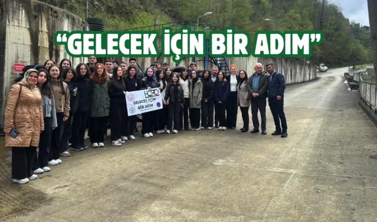 Trabzon’da öğrencilere atık su eğitimi verildi