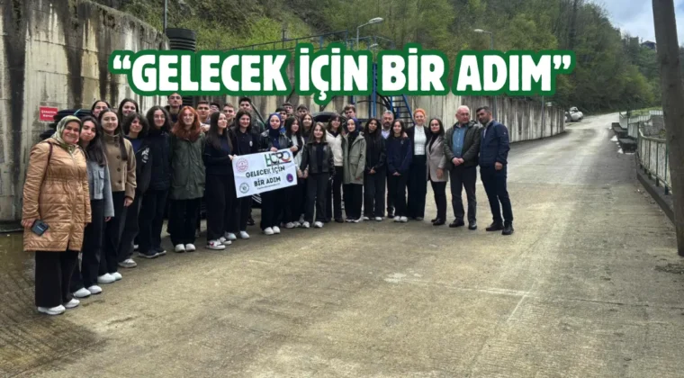 Trabzon’da öğrencilere atık su eğitimi verildi