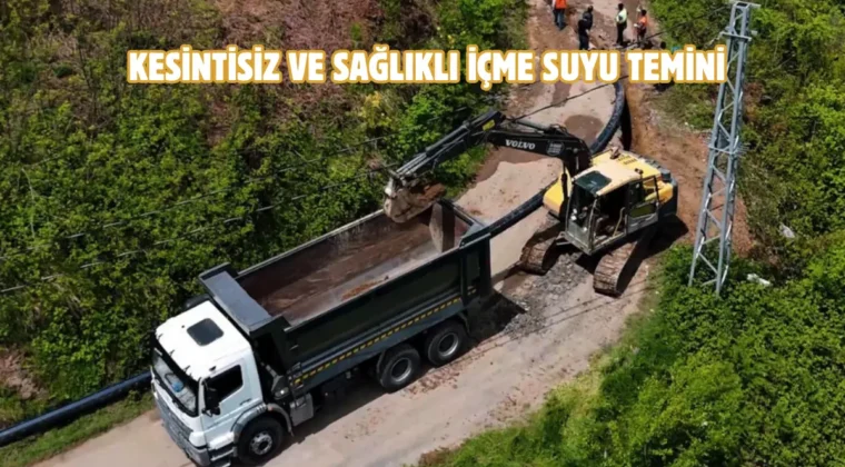 Trabzon Akyazı’da içme suyu altyapısı güçleniyor