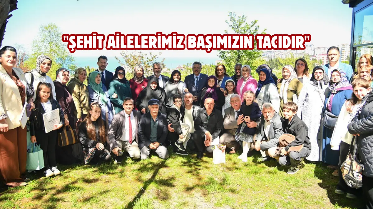 Trabzon Büyükşehir Belediyesi, Anneler Günü kapsamında aziz şehitlerimizin emaneti olan
