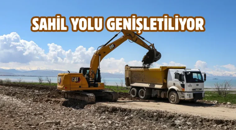 Van Gölü Sahil Yolu projesinde sona gelindi