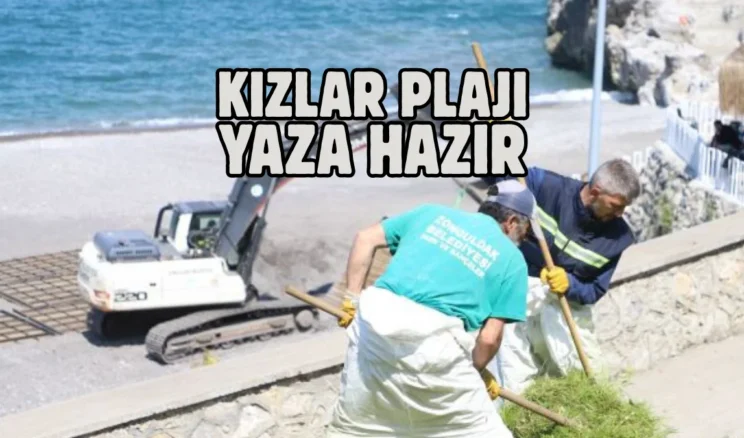 Zonguldak Kızlar Plajı’ndaki çalışmalarda sona gelindi