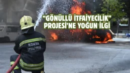 Konya’da gönüllü itfaiyecilik eğitimi veriliyor