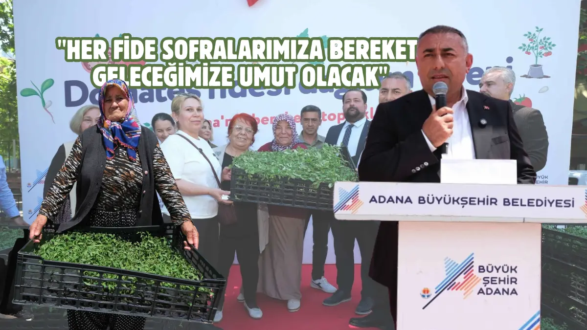 Adana Büyükşehir Belediyesi, kentte tarımsal üretimi desteklemek amacıyla üreticilere domates