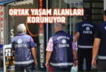 Aksaray’da kaldırım işgaline zabıta müdahalesi