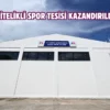 Mersin’de spor tesisi yenilenen yüzüyle hizmette