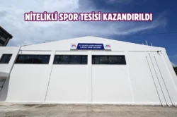 Mersin’de spor tesisi yenilenen yüzüyle hizmette