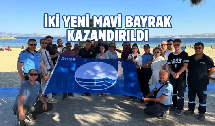 Balıkesir Erdek iki yeni plajıyla Mavi Bayrak kazandı