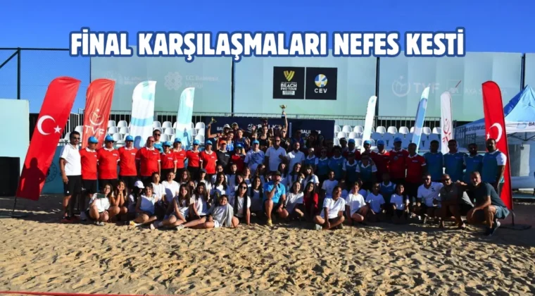Balıkesir’de düzenlenen Plaj Voleybolu Balkan Şampiyonası sona erdi