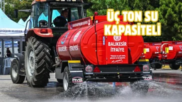 Balıkesir kırsalına 50 yeni yangın tankeri