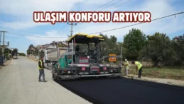 Balıkesir’de yol bakım ve onarım çalışması yapılıyor