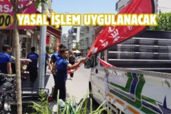 Batman’da kaldırım işgaline sıkı takip