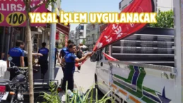 Batman’da kaldırım işgaline sıkı takip