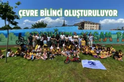 Çanakkale’de minik öğrenciler bisikletin tarihiyle tanıştı